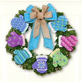 mitten-wreath